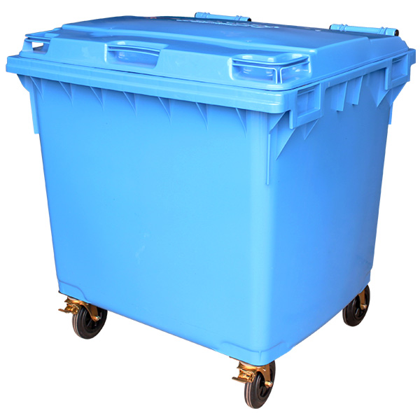 1100L Capacity Blue Wheelie Bin (WGR046)