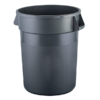 121L Round Food-Grade Bin - Grey (FBR121GRY)