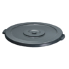 38L Round Food-Grade Bin Lid- Grey (FBL038GRY)
