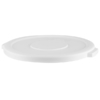 121L Round Food-Grade Bin Lid- Natural (FBL121NAT)