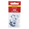 M10 Zinc Plated Flat Washer - 8 Pack (FLWM10ZPK8)