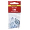M12 Zinc Plated Flat Washer - 8 Pack (FLWM12ZPK8)