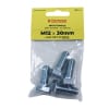 M12 x 30mm High Tensile Hex Set Screw - 4 Pack (SETM1230HPK4)