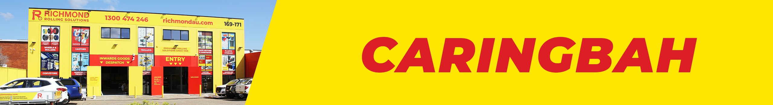 Richmond Caringbah Store Banner