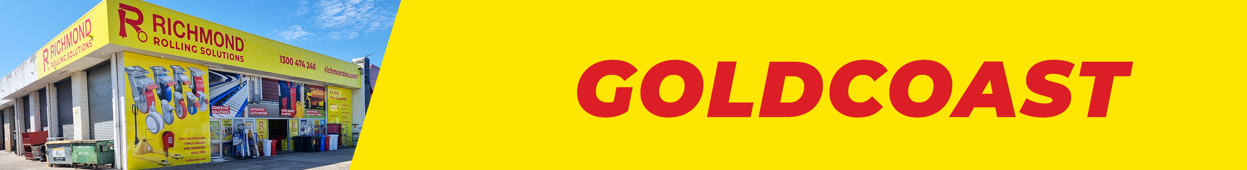 Richmond Gold Coast Store Banner