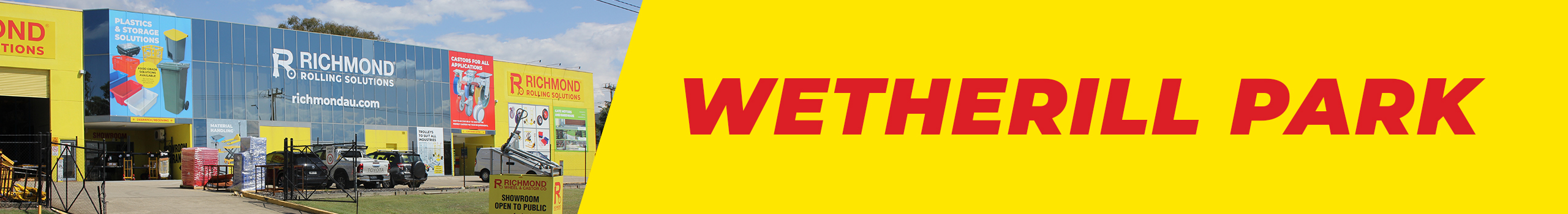 Richmond Wetherill Park Store Banner