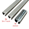 35mm Overhead Sliding Door Track Kit with Track Joiner (GTR380)