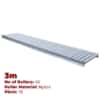 600mm Wide Stainless Steel Gravity Conveyor with Nylon Rollers - 3m Long (CGR050)