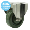 100mm High Temp Resin Wheel 300kg Capacity Castor (R4119)