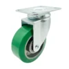 100mm High Temp Silicone Tyred Aluminium Centred Wheel 100kg Capacity Castor (S4128)