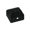 Square Black  Steel Post Cap to Suit 30mm Square Posts (GTR303)