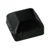 Square Black Steel Post Cap to Suit 40mm Square Posts (GTR307)