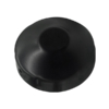 Round Black Steel Post Cap to Suit 60mm OD Posts (GTR331)