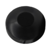 Round Black Steel Post Cap to Suit 90mm OD Posts (GTR335)
