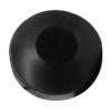 Round Black Steel Post Cap to Suit 115mm OD Posts (GTR339)