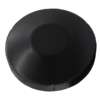 Round Black Steel Post Cap to Suit 125mm NB Posts (GTR341)