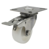 50mm Nylon Wheel 30kg Capacity Stainless Steel Brake Castor (S2730B)