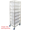 7 Bin Stainless Steel Mobile Ingredient Rack (ITR004)