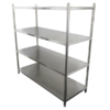 4 Tier Commercial Stainless Steel Shelving | 1500 x 500 x 1550mm (SHE010)