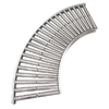 90° Gravity Conveyor Bend with Stainless Steel Rollers 600mm Wide (CBR004)