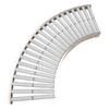 90° Gravity Conveyor Bend with PVC Rollers 600mm Wide (CBR003)