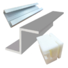 Sliding Gate Aluminium Z-Rail and Sliding Block Guide Kit (GTR242KIT3.7)