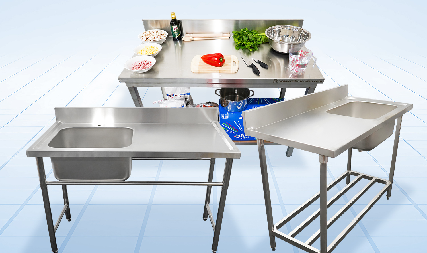 Stainless Steel Benches