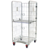 3 Sided Roll Cage with 1 Full Door and Swing Up Shelf – A-Base (RCR301)