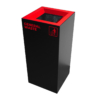 Waste Recycling Station Bin – Red Lid – General Waste (WRS001)