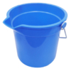 13L Blue Cleaning Bucket with Stainless Steel Handle (RCB002BLUE)