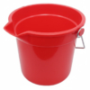 13L Red Cleaning Bucket with Stainless Steel Handle (RCB002RED)