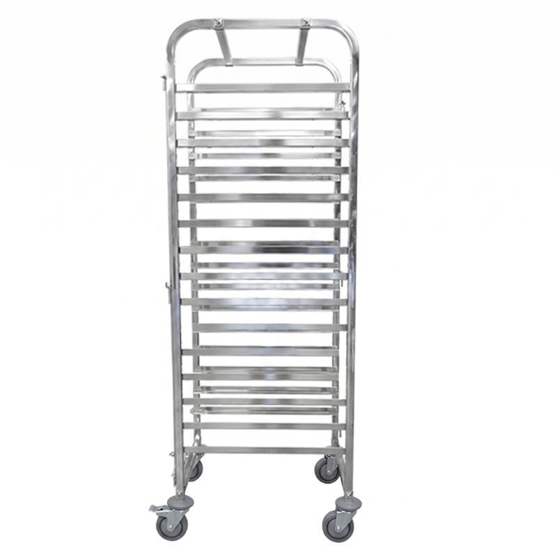 15 Tier Stainless Steel Trolley Suits 600 x 400 Trays (BKR6040) - Image 3