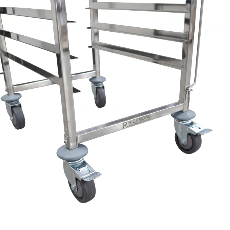 15 Tier Stainless Steel Trolley Suits 600 x 400 Trays (BKR6040) - Image 5