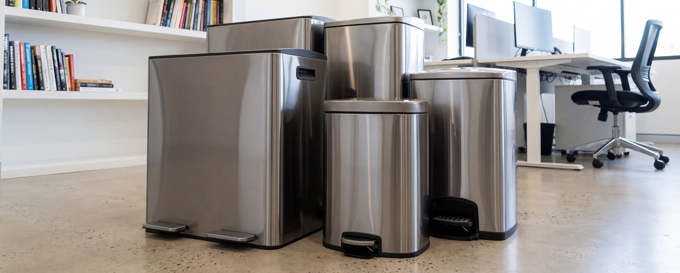 Stainless Steel Pedal Bins