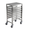 6 Tier Stainless Steel Gastronorm Trolley (BKRGN001)