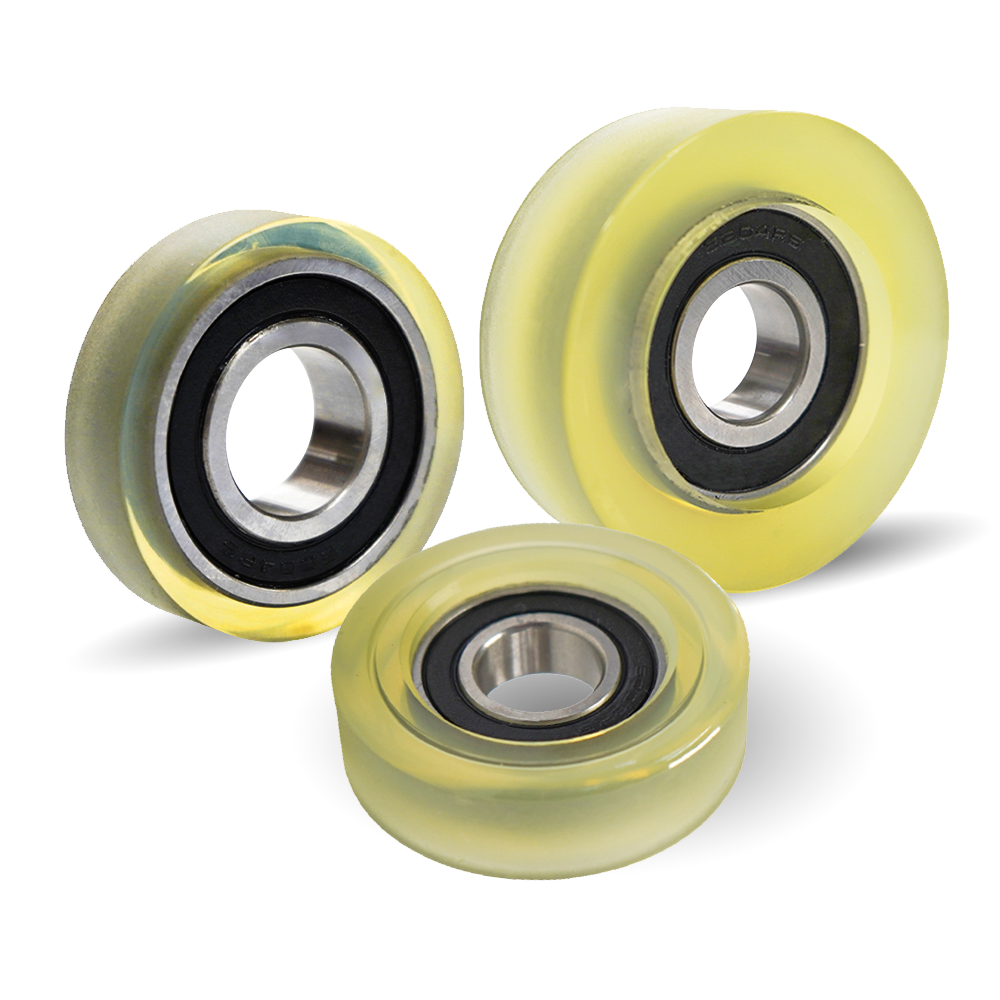 Polyurethane and Nylon Coated Bearings