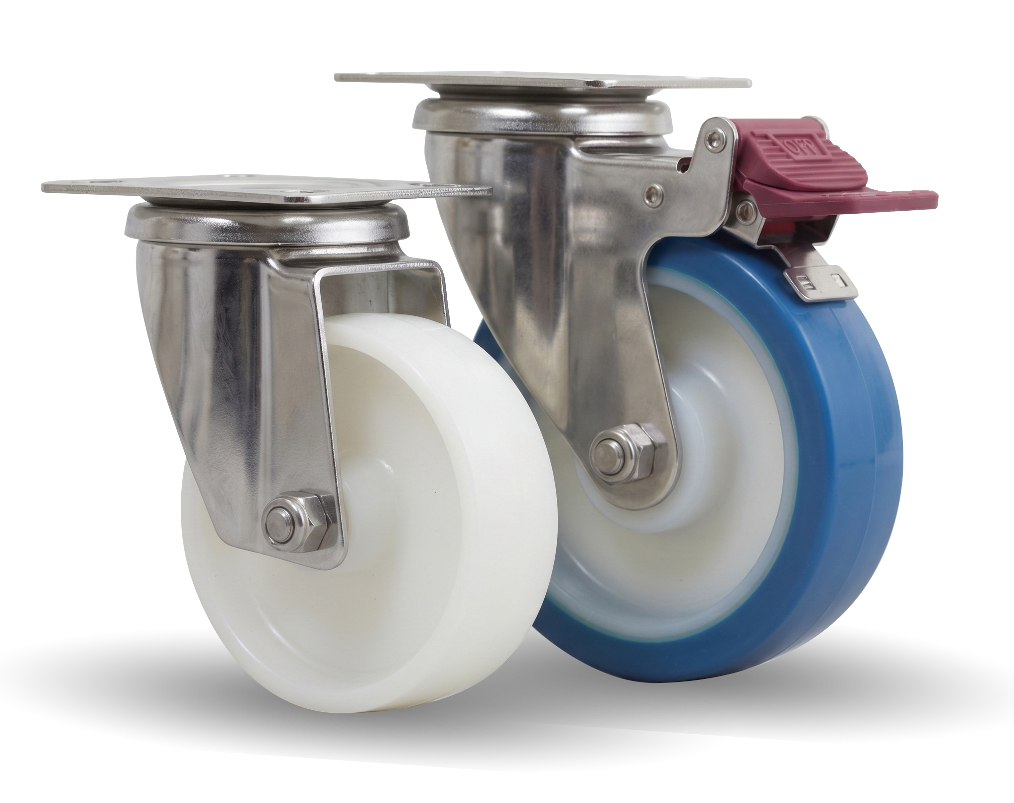 Stainless Steel Excel Plate Castors