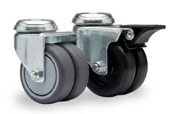 Utility Series Bolt Twin Wheel Castors