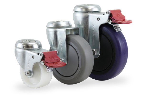 Zinc Durolite Bolt Castors