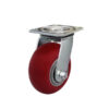 100mm Donut Profile Polyurethane Tyred Aluminium Centred Castor 150kg Capacity (S4372)