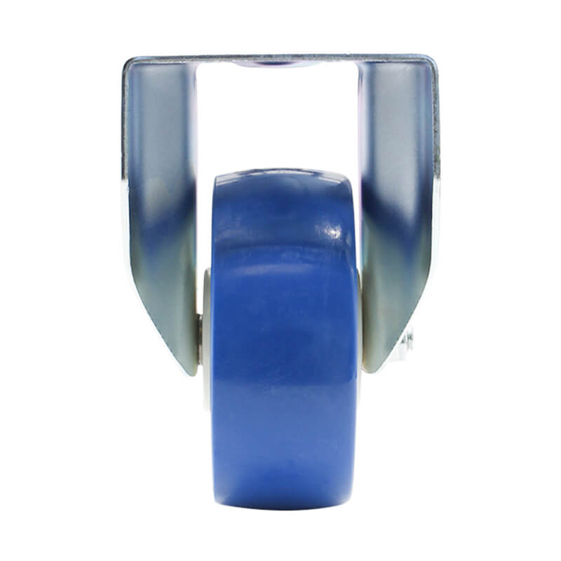 100mm Rebound Polyurethane Wheel, 150kg Capacity Rigid Castor (R4055) - Image 3