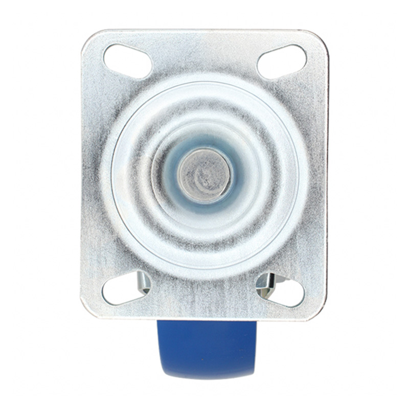 100mm Rebound Polyurethane Wheel, 150kg Capacity Swivel Castor (S4054) - Image 5