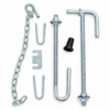 Heavy Duty Farm Gate Hinge Kit for Timber Posts (FGR009)
